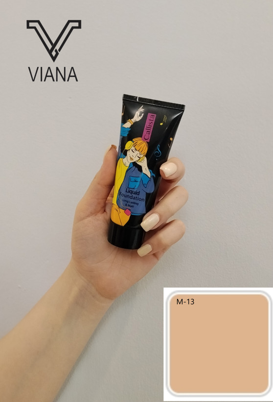 کرم پودر تیوپی لانگ لستینگ مات کالیستا - Liquid Foundation Long & Matt