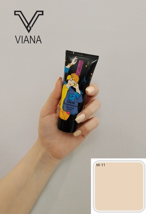 کرم پودر تیوپی لانگ لستینگ مات کالیستا - Liquid Foundation Long & Matt