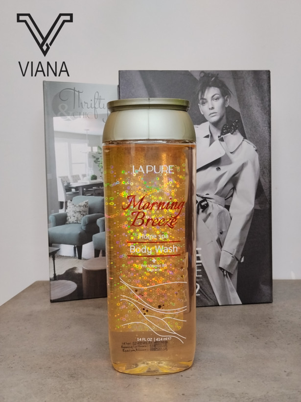 شامپو بدن شفاف لپیور Morning Breeze Body Shampoo With Pro Vitamin B5 414 ML