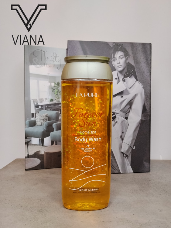 شامپو بدن شفاف لپیور Forever Sun Body Shampoo With Pro Vitamin B5 414 ML