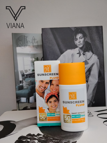 ضد آفتاب فلوئید مای مدل هیالارونیک اسید SPF50 حجم 50 میلی لیتر