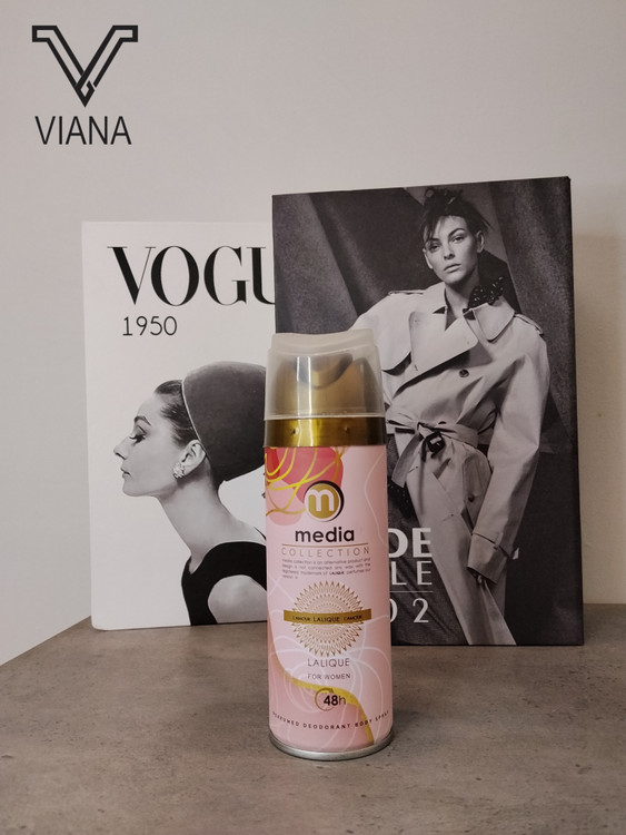 اسپری خوش بو کننده بدن زنانه مدیا مدل لالیک لامور Lalique Lamour حجم 200 میلی لیتر