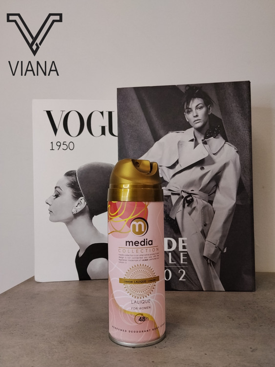 اسپری خوش بو کننده بدن زنانه مدیا مدل لالیک لامور Lalique Lamour حجم 200 میلی لیتر