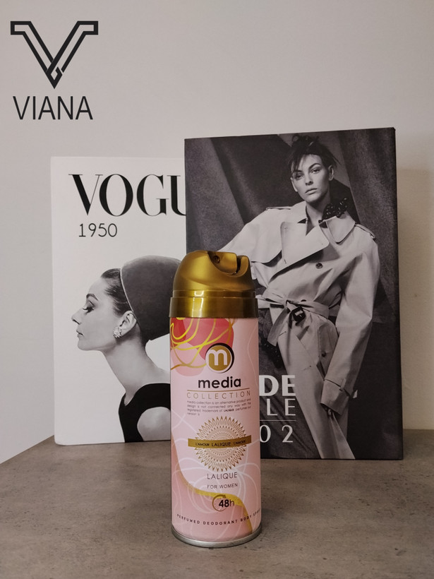 اسپری خوش بو کننده بدن زنانه مدیا مدل لالیک لامور Lalique Lamour حجم 200 میلی لیتر