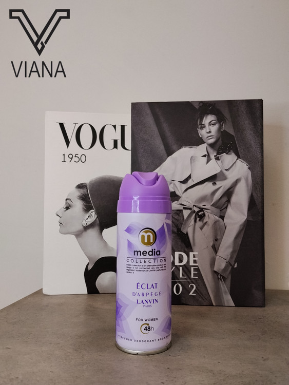 اسپری خوش بو کننده بدن زنانه مدیا مدل اکلت Eclat La Violette حجم 200 میلی لیتر