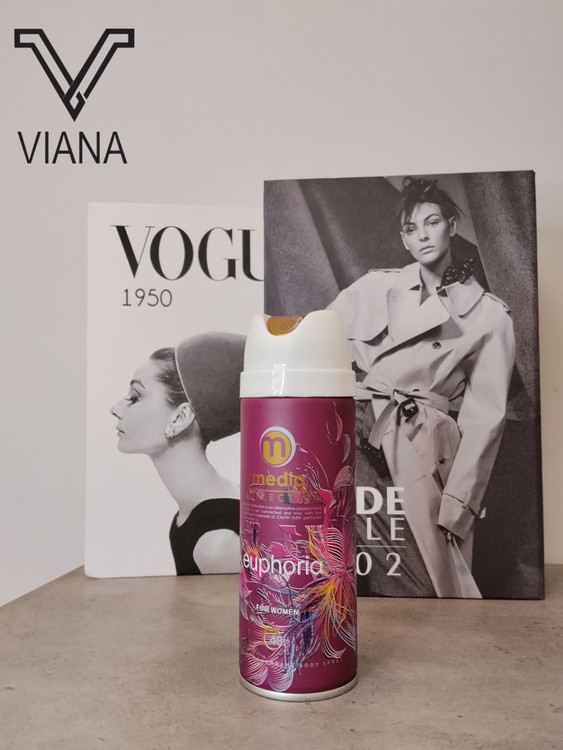 اسپری خوش بو کننده بدن زنانه مدیا ایفوریا Euphoria حجم 200 میلی لیتر