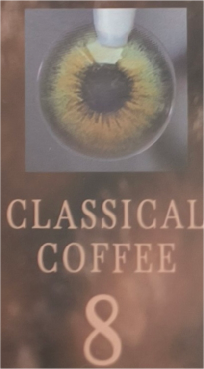 لنز چشم آی ریو کد 8 کلاسیکال کافی Classical Coffee
