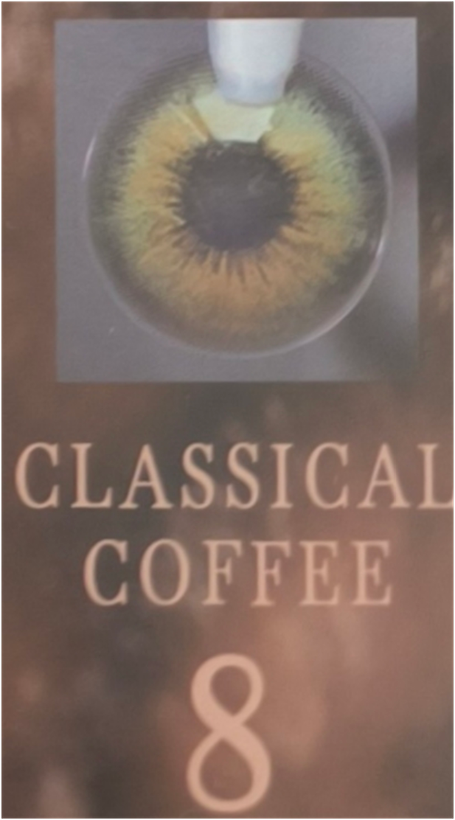 لنز چشم آی ریو کد 8 کلاسیکال کافی Classical Coffee
