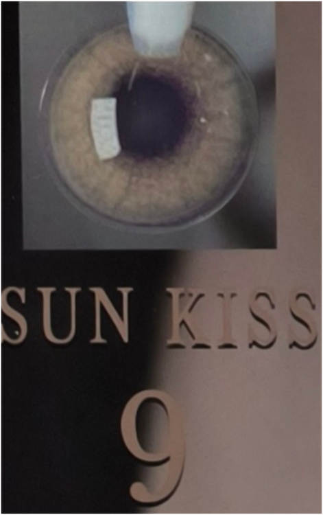 لنز چشم آی ریو کد 9 سان کیس Sun Kiss