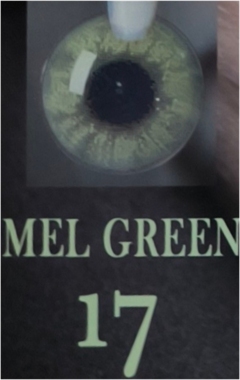 لنز چشم آی ریو کد ۱۷ مل گرین Mel Green