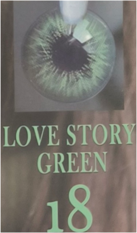 لنز چشم آی ریو کد 18 لاو استوری گریت Love Story Green