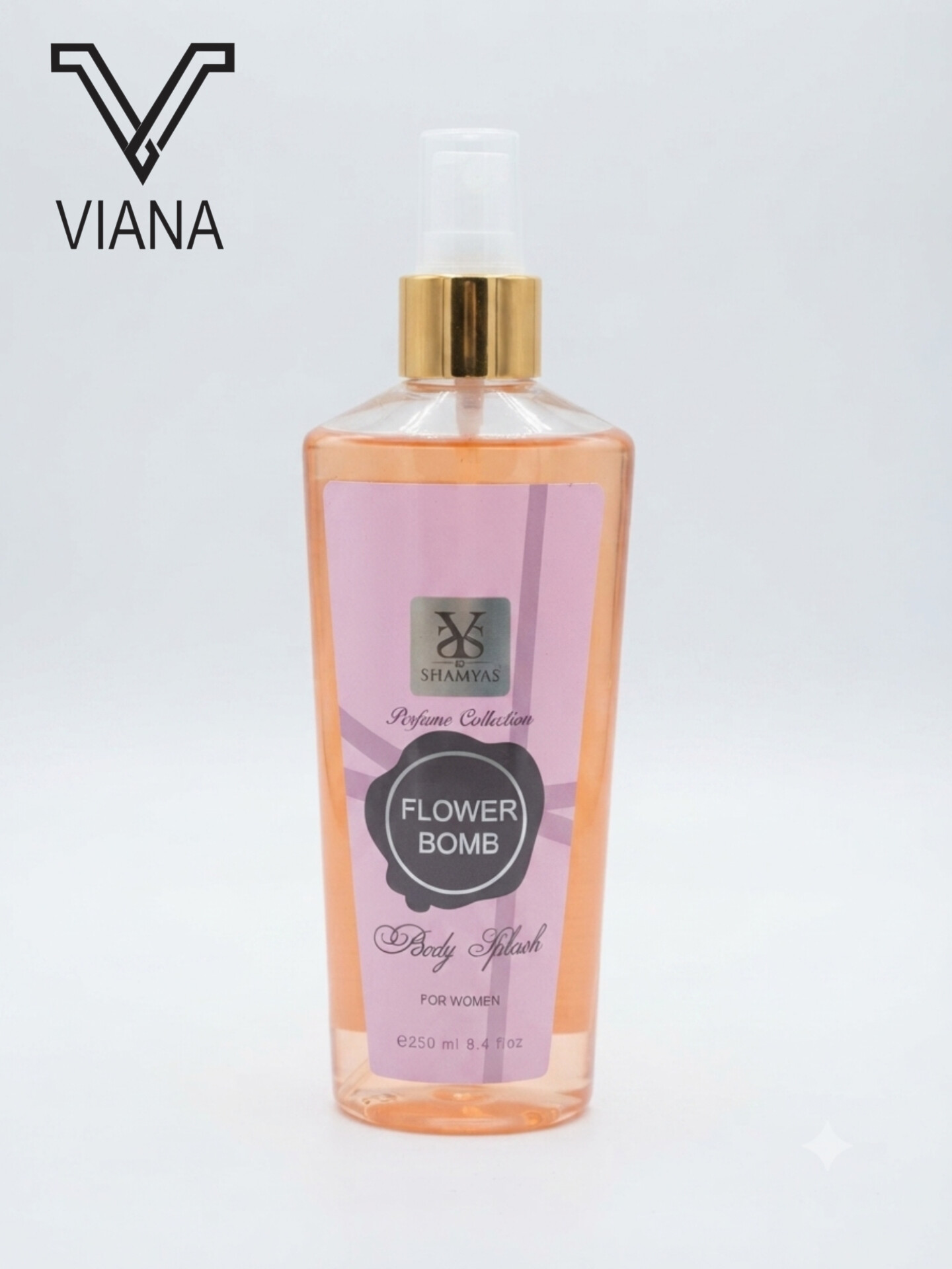 بادی اسپلش زنانه شمیاس مدل فلاور بمب Viktor and Rolf Flowerbomb حجم 250 میلی لیتر