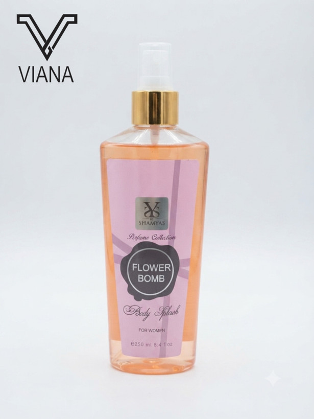 بادی اسپلش زنانه شمیاس مدل فلاور بمب Viktor and Rolf Flowerbomb حجم 250 میلی لیتر