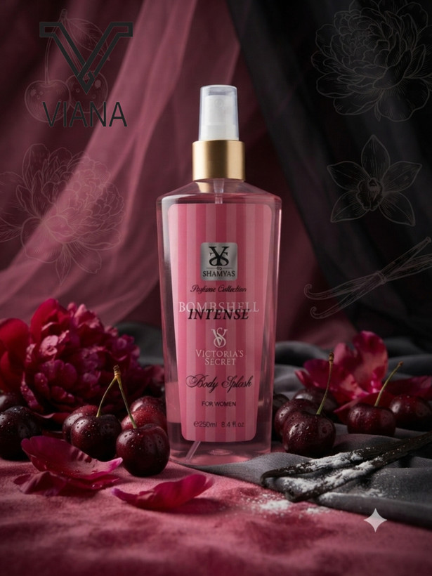 بادی اسپلش زنانه شمیاس مدل بامشل اینتنس victoria's secret bombshell intense حجم 250 میلی لیتر