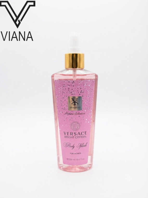 بادی اسپلش زنانه شمیاس مدل ورساچه برایت کریستال Versace Bright Crystal حجم 250 میلی لیتر