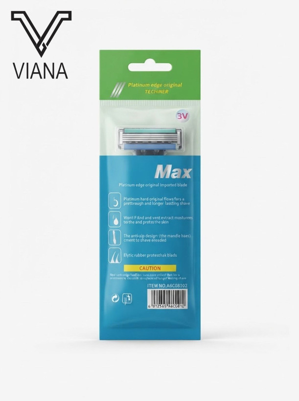 خودتراش 6 لبه Max Pace 6 | تیغ اصلاح حرفهای ضد حساسیت با اصلاح سریع و تمیز
